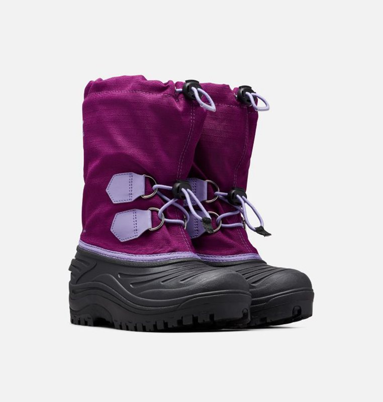 Botas Nieve Sorel Niños - Youth Super Trooper™ Moradas/Negras - 94210-SHJG